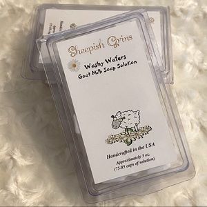 Washy Wafers Cloth Wipes Solution Unscented